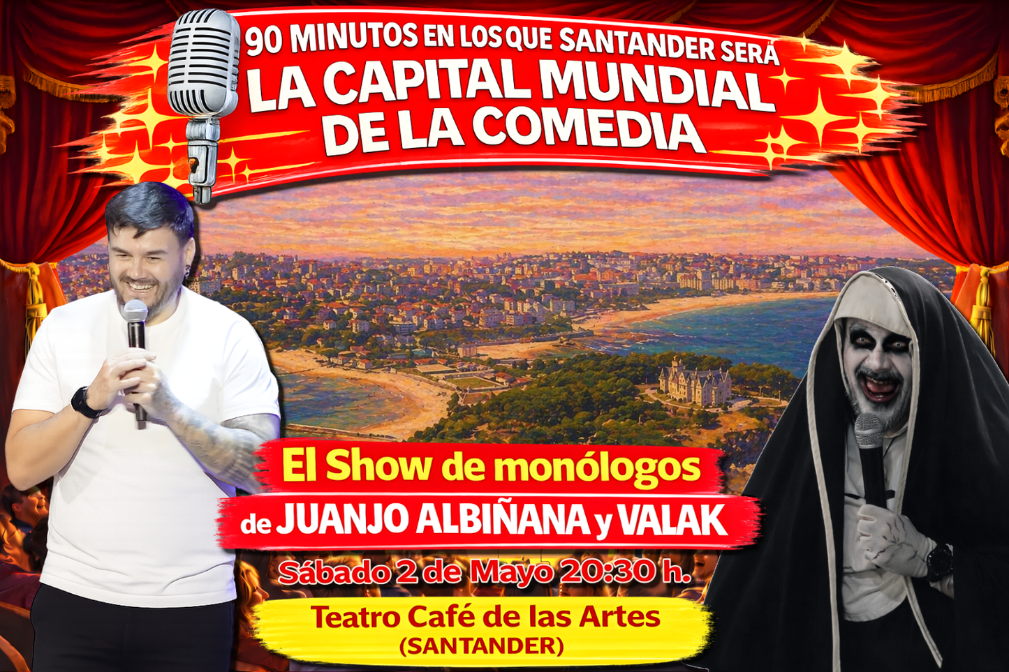 Juanjo Albiñana y Valak en Santander 2 de Mayo