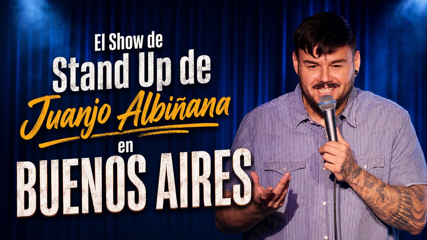 Juanjo Albiñana en Buenos Aires 25 de Julio - 22:30 h.Actors Studio Teatro