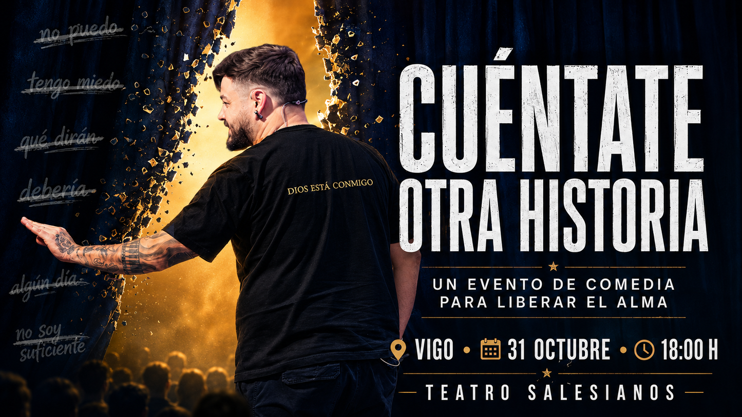 Experiencia de comedia transformadora - Juanjo Albiñana en Vigo - Sábado 31 de Octubre a las 18:00 h. - Cine Teatro Salesianos