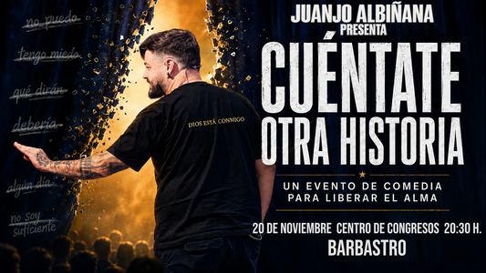 Juanjo Albiñana en el Centro de Congresos de Barbastro - Viernes 20 de NOVIEMBRE a las 20:30 h.