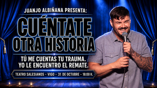 Experiencia de comedia transformadora - Juanjo Albiñana en Vigo - Sábado 31 de Octubre a las 18:00 h. - Cine Teatro Salesianos