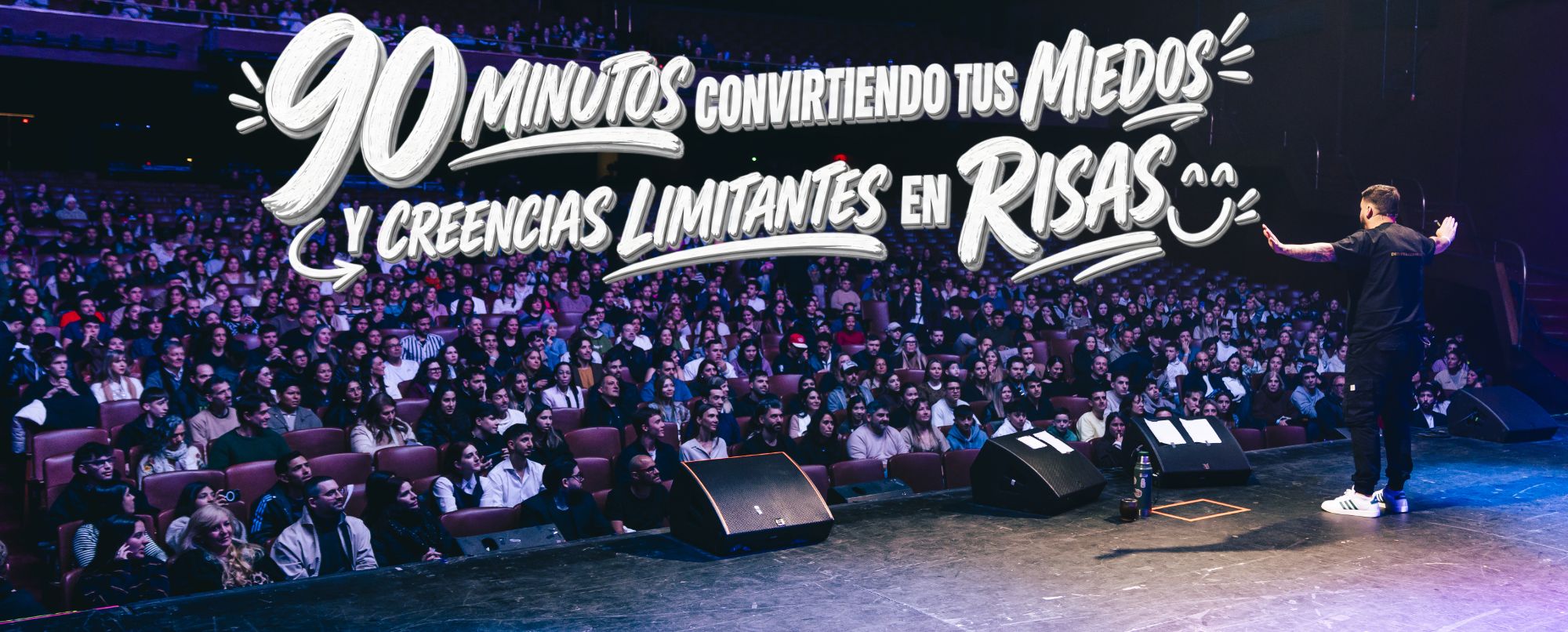 90 minutos convirtiendo tus miedos y creencias limitantes en risas