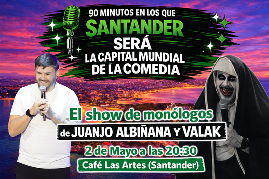 Juanjo Albiñana y Valak en Santander 2 de Mayo